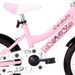Vélo pour enfant rose et noir 14 pouces Crossy - Photo n°6
