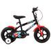 Vélo pour enfants 12 pouces Noir et rouge - Photo n°1