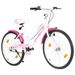 Vélo pour enfants 24 pouces Rose et blanc - Photo n°3
