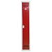 Vestiaire industriel métal rouge 1 porte L 41 x H 185 x P 51 cm - Photo n°3