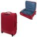 VISA DELSEY Valise Cabine Low Cost Extensible Souple 2 Roues 55cm PIN UP5 Rouge - Photo n°3