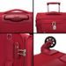 VISA DELSEY Valise Cabine Low Cost Souple 4 Roues 55cm PIN UP5 Rouge - Photo n°4