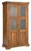 Vitrine en bois d'acacia marron 2 portes Niall L 85 cm - Photo n°1