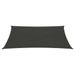 Voile d'ombrage 160 g/m² Anthracite 2,5x3,5 m PEHD - Photo n°3