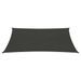 Voile d'ombrage 160 g/m² Anthracite 2,5x3 m PEHD - Photo n°3