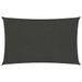 Voile d'ombrage 160 g/m² Anthracite 2,5x4,5 m PEHD - Photo n°1