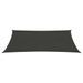 Voile d'ombrage 160 g/m² Anthracite 2,5x4,5 m PEHD - Photo n°3