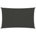 Voile d'ombrage 160 g/m² Anthracite 2,5x4 m PEHD - Photo n°1