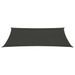 Voile d'ombrage 160 g/m² Anthracite 2x5 m PEHD - Photo n°3