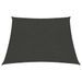 Voile d'ombrage 160 g/m² Anthracite 3/4x2 m PEHD - Photo n°1