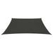 Voile d'ombrage 160 g/m² Anthracite 3/4x2 m PEHD - Photo n°3