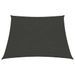 Voile d'ombrage 160 g/m² Anthracite 3/4x3 m PEHD - Photo n°1