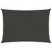 Voile d'ombrage 160 g/m² Anthracite 3,5x4,5 m PEHD - Photo n°1