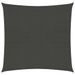 Voile d'ombrage 160 g/m² Anthracite 3x3 m PEHD - Photo n°1