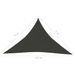 Voile d'ombrage 160 g/m² Anthracite 3x3x4,2 m PEHD - Photo n°6