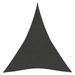 Voile d'ombrage 160 g/m² Anthracite 3x4x4 m PEHD - Photo n°1