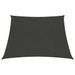 Voile d'ombrage 160 g/m² Anthracite 4/5x4 m PEHD - Photo n°1