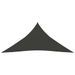 Voile d'ombrage 160 g/m² Anthracite 4x5x5 m PEHD - Photo n°3