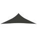 Voile d'ombrage 160 g/m² Anthracite 5x5x6 m PEHD - Photo n°3
