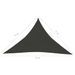 Voile d'ombrage 160 g/m² Anthracite 5x5x6 m PEHD - Photo n°6