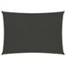 Voile d'ombrage 160 g/m² Anthracite 5x6 m PEHD - Photo n°1