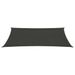 Voile d'ombrage 160 g/m² Anthracite 5x8 m PEHD - Photo n°3