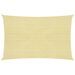 Voile d'ombrage 160 g/m² Beige 2,5x4 m PEHD - Photo n°1