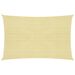 Voile d'ombrage 160 g/m² Beige 2x3,5 m PEHD - Photo n°1
