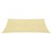 Voile d'ombrage 160 g/m² Beige 2x3 m PEHD - Photo n°3