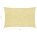 Voile d'ombrage 160 g/m² Beige 2x3 m PEHD - Photo n°6