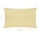 Voile d'ombrage 160 g/m² Beige 2x4,5 m PEHD - Photo n°6