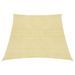 Voile d'ombrage 160 g/m² Beige 3/4x2 m PEHD - Photo n°1