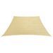 Voile d'ombrage 160 g/m² Beige 3/4x2 m PEHD - Photo n°3