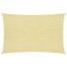 Voile d'ombrage 160 g/m² Beige 3,5x5 m PEHD - Photo n°1
