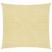 Voile d'ombrage 160 g/m² Beige 3x3 m PEHD - Photo n°1