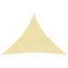 Voile d'ombrage 160 g/m² Beige 3x3x3 m PEHD - Photo n°1