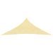 Voile d'ombrage 160 g/m² Beige 3x3x3 m PEHD - Photo n°3