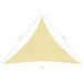 Voile d'ombrage 160 g/m² Beige 3x3x3 m PEHD - Photo n°6