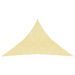 Voile d'ombrage 160 g/m² Beige 3x3x4,2 m PEHD - Photo n°1