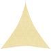 Voile d'ombrage 160 g/m² Beige 3x4x4 m PEHD - Photo n°1