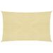 Voile d'ombrage 160 g/m² Beige 3x5 m PEHD - Photo n°1