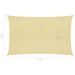 Voile d'ombrage 160 g/m² Beige 3x5 m PEHD - Photo n°6