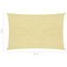 Voile d'ombrage 160 g/m² Beige 3x6 m PEHD - Photo n°6