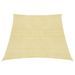 Voile d'ombrage 160 g/m² Beige 4/5x3 m PEHD - Photo n°1