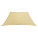 Voile d'ombrage 160 g/m² Beige 4/5x3 m PEHD - Photo n°2