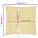 Voile d'ombrage 160 g/m² Beige 4,5x4,5 m PEHD - Photo n°6