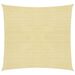 Voile d'ombrage 160 g/m² Beige 4x4 m PEHD - Photo n°1