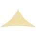 Voile d'ombrage 160 g/m² Beige 4x4x5,8 m PEHD - Photo n°1