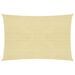 Voile d'ombrage 160 g/m² Beige 4x7 m PEHD - Photo n°1