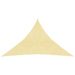 Voile d'ombrage 160 g/m² Beige 5x5x6 m PEHD - Photo n°1